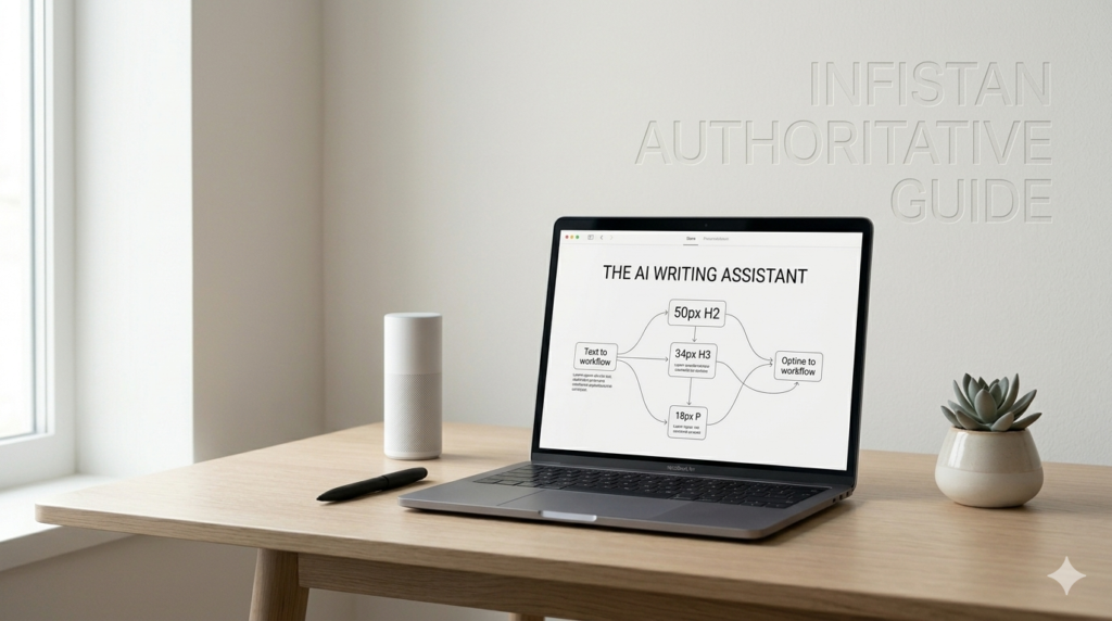 Minimalist AI Writing Assistant Desktop Setup Infistan Guide